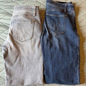 Lot of 2 LuLaRoe High Rise Slim Straight Jeans- size 28